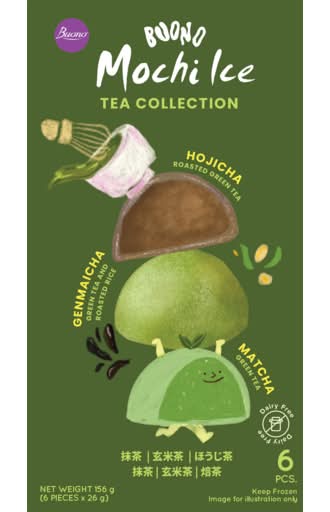 Buono Mochi Ice Japanese Tea Collection 156g