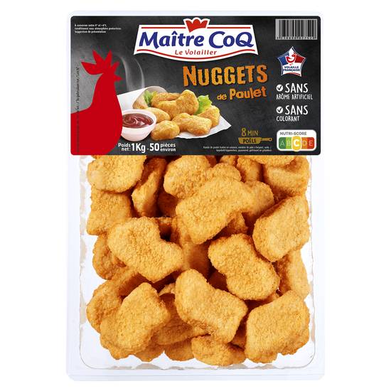 Maître Coq - Nuggets de poulet (50 pièces)