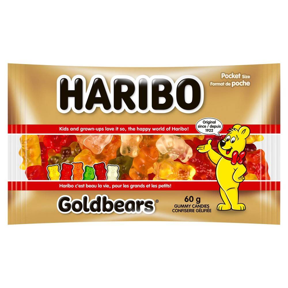 Haribo Goldbears Gummy Candy (60 g)