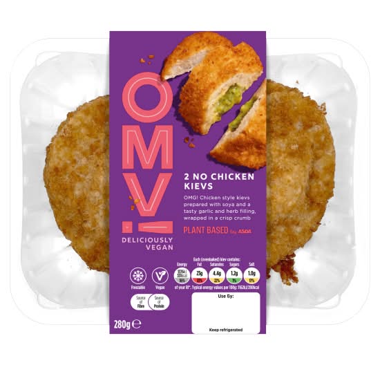ASDA Plant Based Omv! 2 No Chicken Kievs (280g)