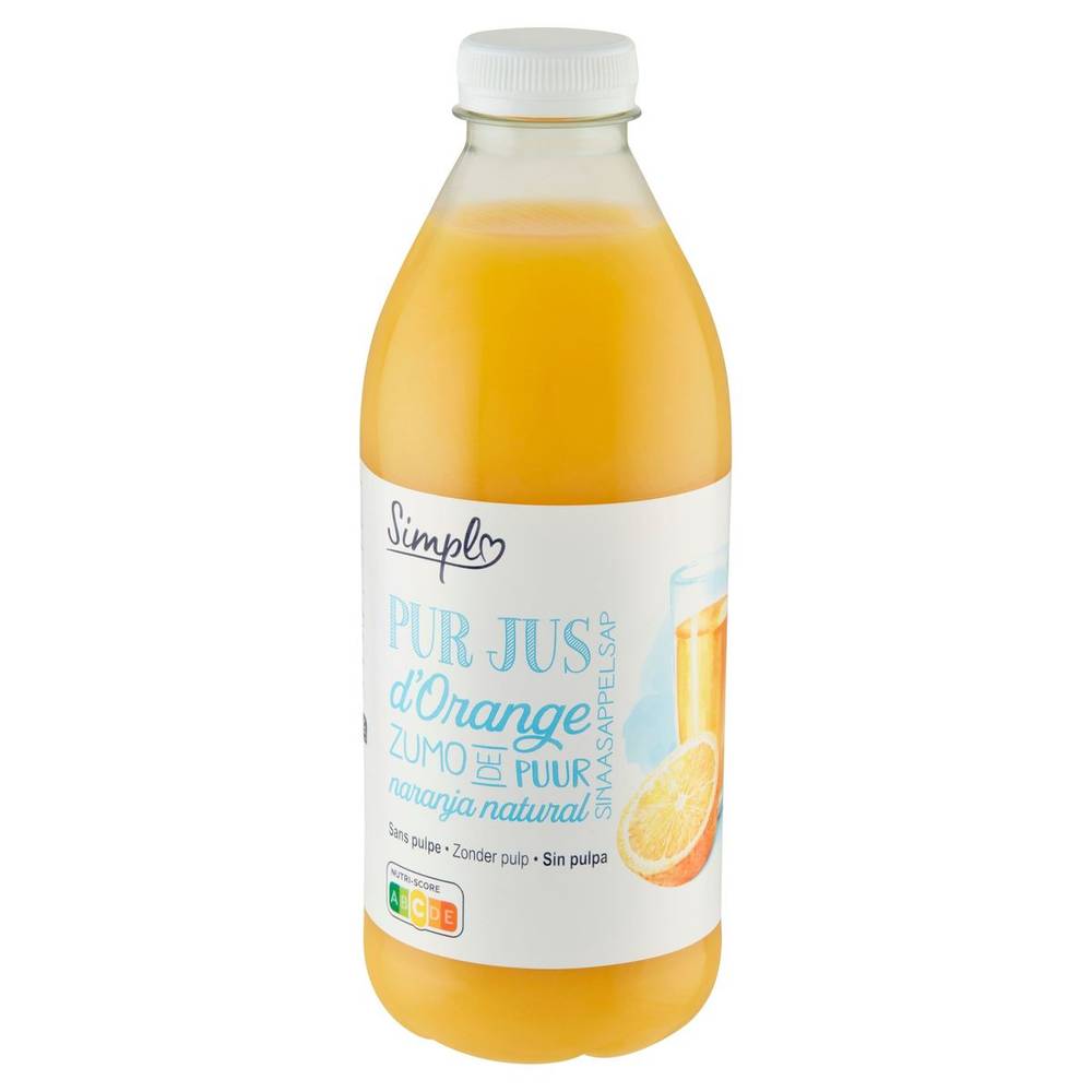 Simpl Pur Jus d''Orange 1 L