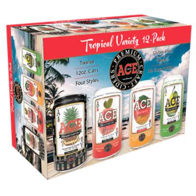 Ace Tropical Craft Cider Variety pack (12 ct, 12 fl oz)