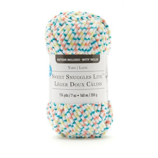 Sweet Snuggles Lite Variegated Striped Yarn By Loops & Threads