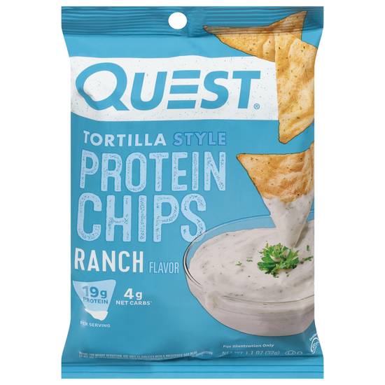 Quest Tortilla Style Ranch Flavor Protein Chips