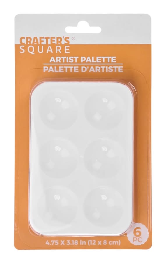 Crafter's Square Plastic Paint Palettes (6 ct)