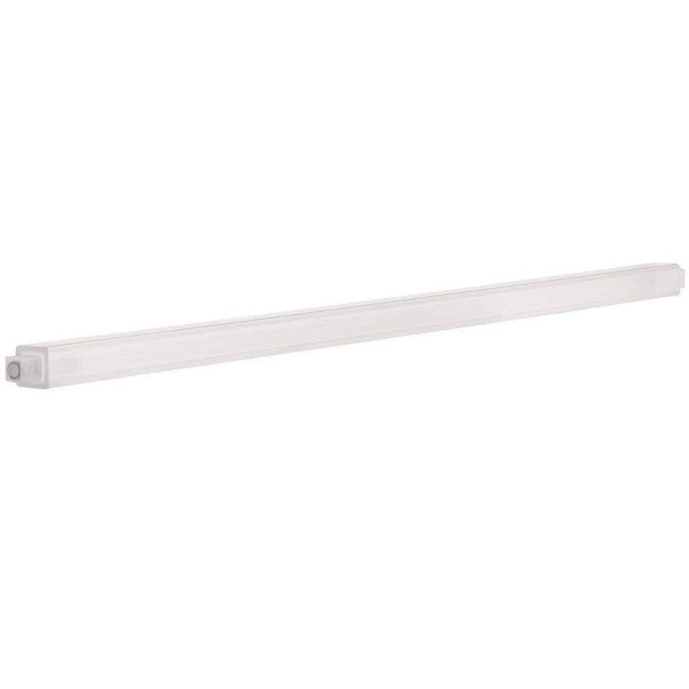 24 In. Wall Mounted Replacement Towel Bar Rod In Clear