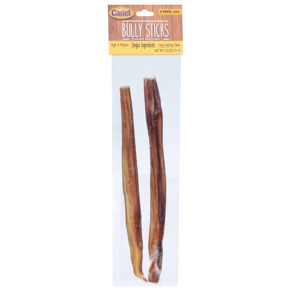 Cadet Large Bully Sticks Premium Dog Treats (2.5 oz)