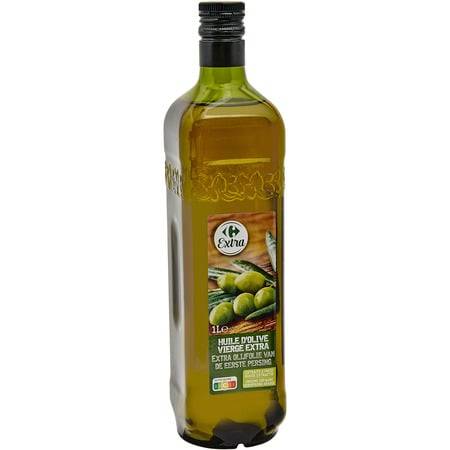 Huile d'olive vierge extra CARREFOUR EXTRA - la bouteille d'1L