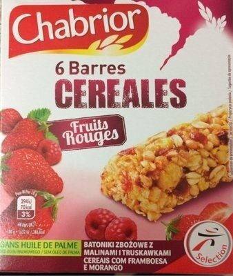 Chabrior 6 barres cereales - 6x 18g