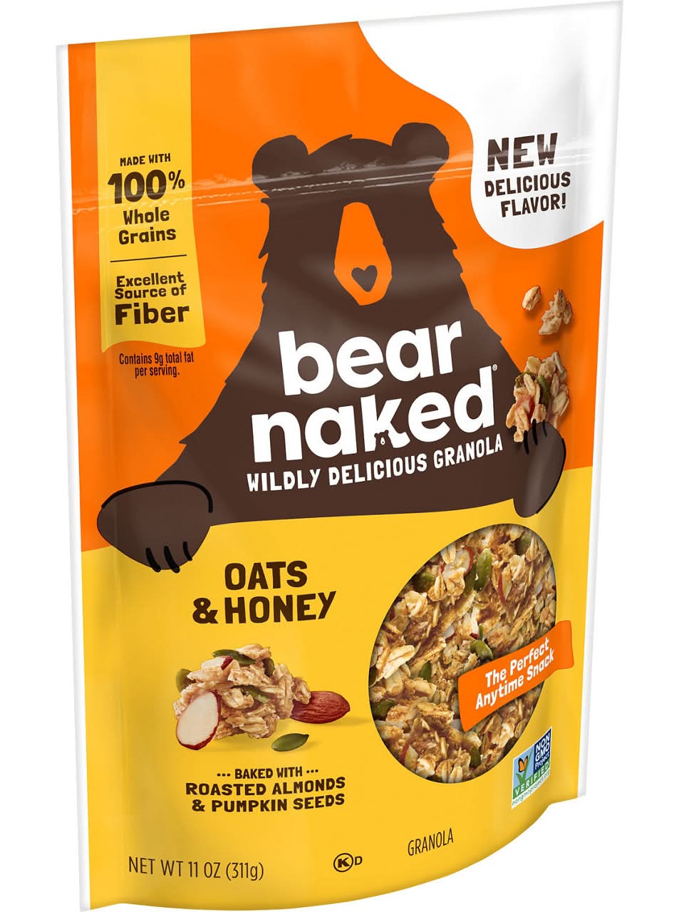 Bear Naked Oats & Honey Whole Grain Cereal Granola (11 oz)