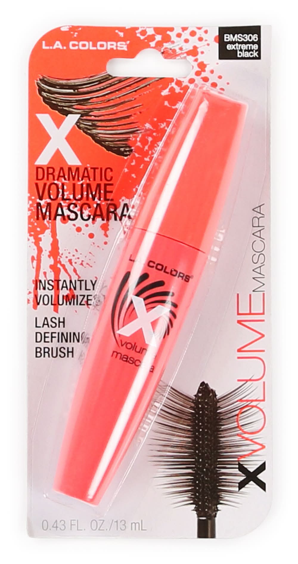 L.A. Colors® x Dramatic Volume Mascara - Extreme Black