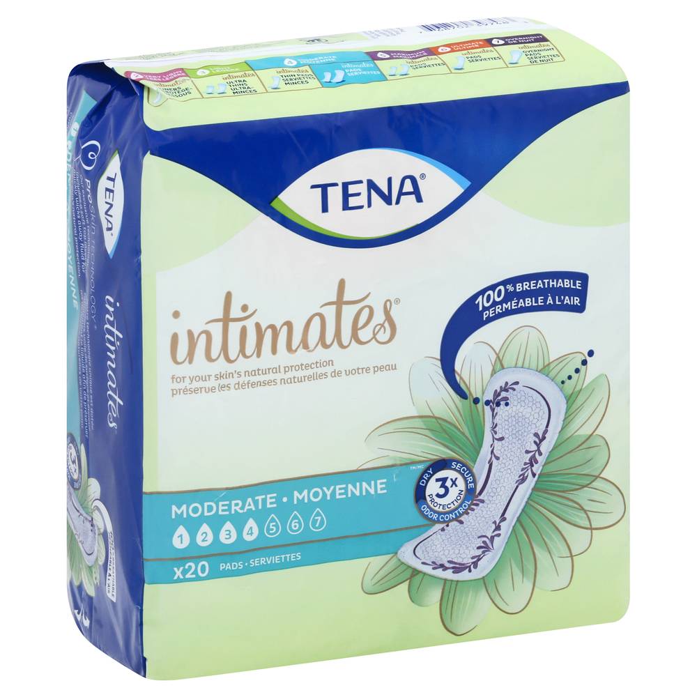 Tena Intimates Moderate 4 Incontinence Pads (20 ct)