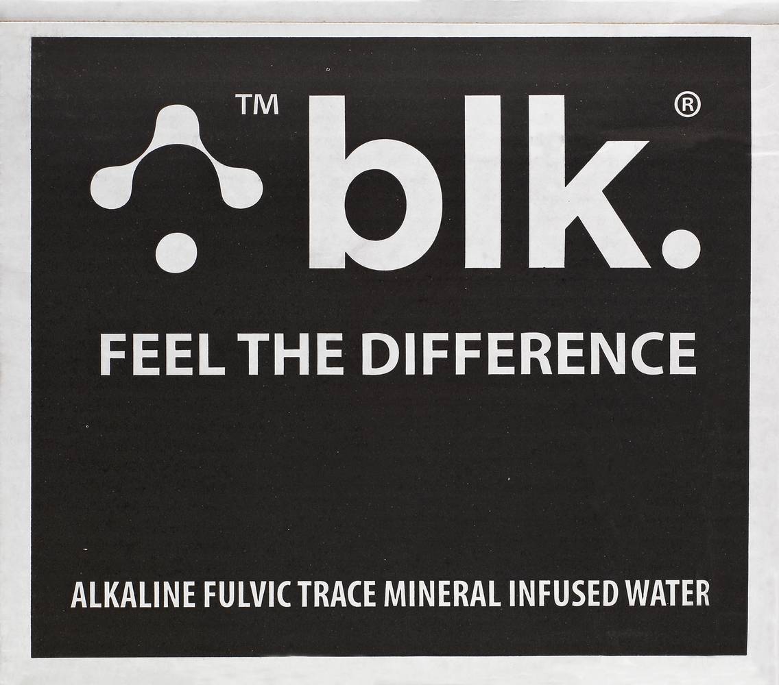 Blk. Alkaline Fulvic Trace Mineral Infused Water (12 x 16.9 fl oz)