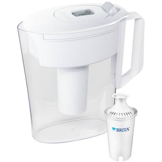 Brita Small 6 Cup Water Filter Pitcher with 1 Standard Filter
