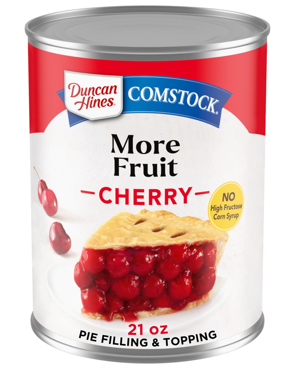 Duncan Hines Comstock More Fruit Cherry Pie Filling & Topping (1.31 lbs)