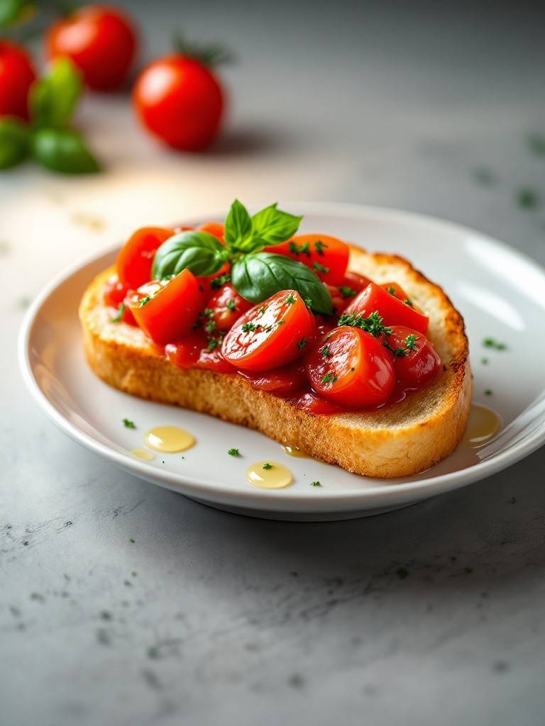 Bruschetta tomate-basilic 🍅🌿