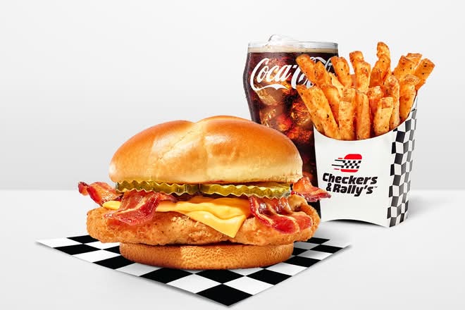 Cheesy Bacon Clucker (Crispy) Combo