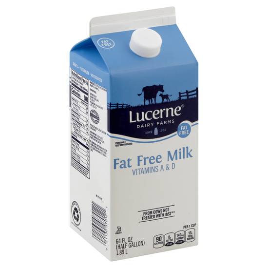 Lucerne Fat Free Milk (64 fl oz)
