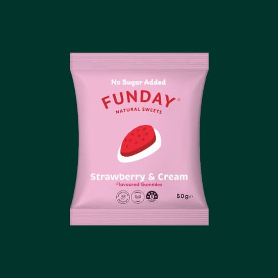 Funday Strawberries & Cream 50g