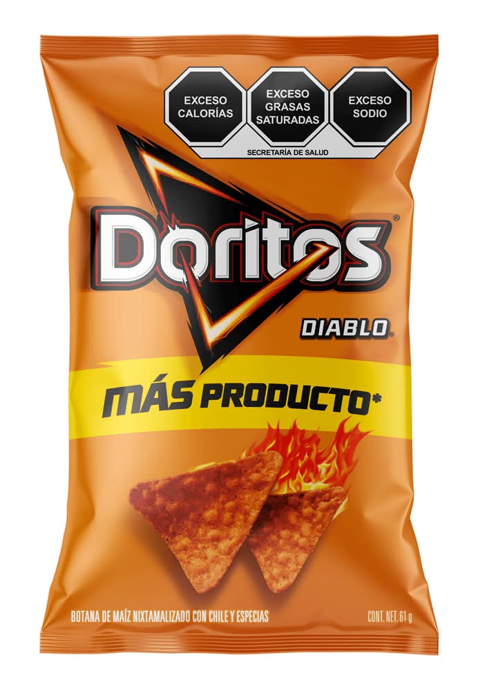 Doritos · Nachos sabor diablo (62 g)