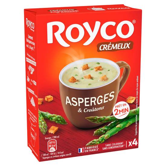 Royco - Soupe crémeux (asperges, croûtons)