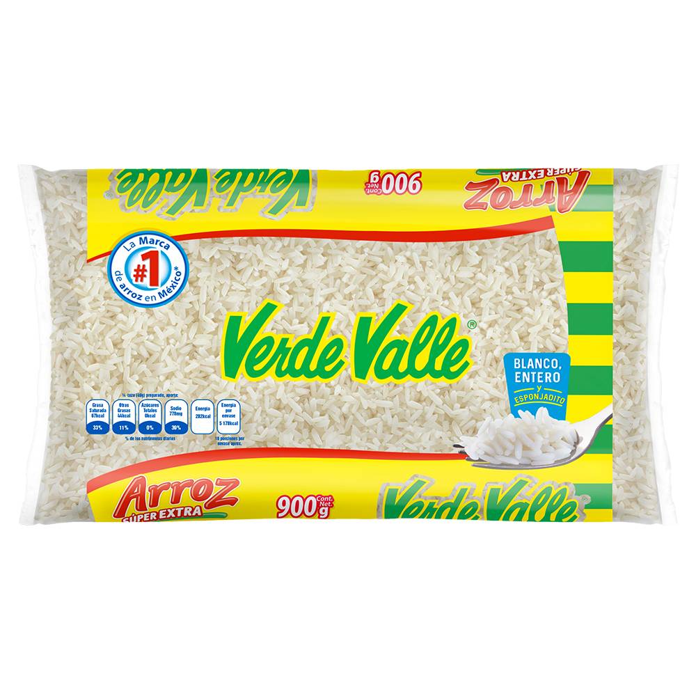 Verde valle arroz súper extra (900 g)