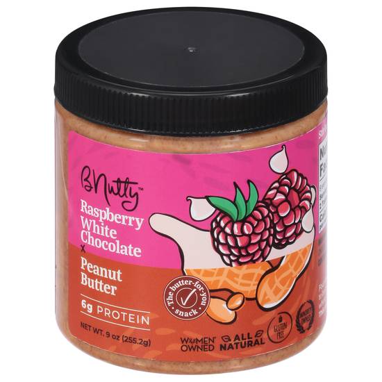 Bnutty All Natural Raspberry White Chocolate Peanut Butter
