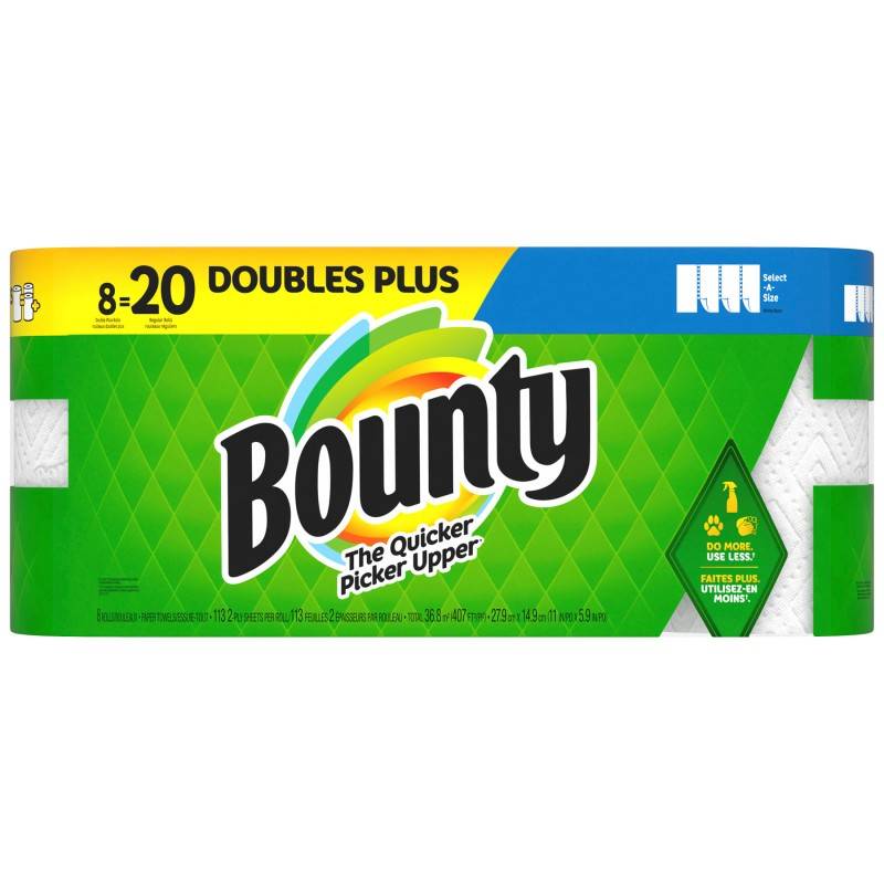 Bounty Plus Rolls Paper Towels (8 ct)