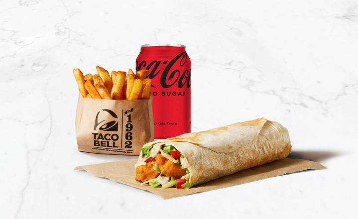 Crispy Chicken Burrito Combo