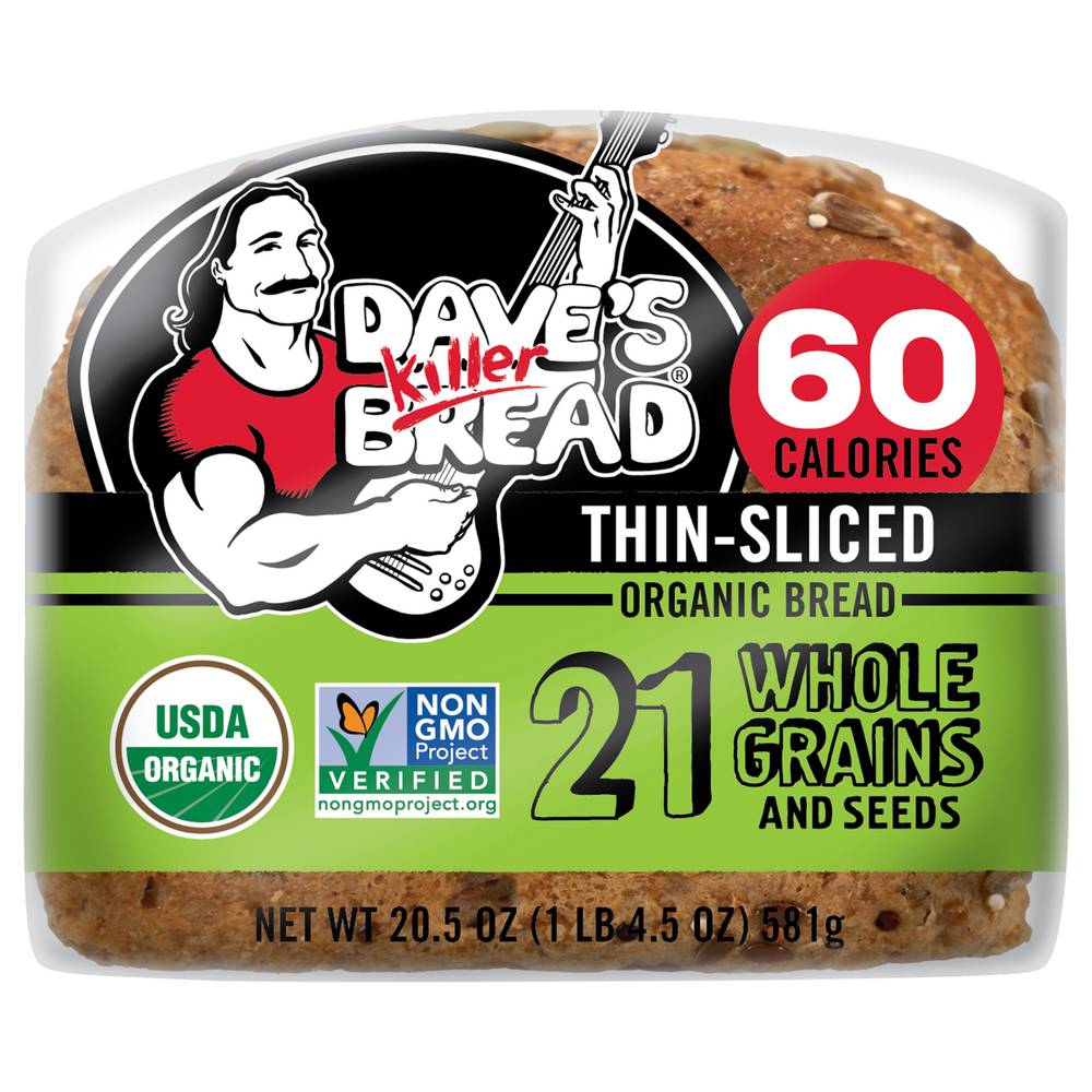 Dave's Killer Bread Thin Sliced Organic Bread (1.28 lbs)