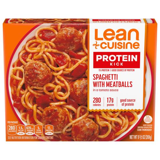 Lean Cuisine Entree Spaghetti With Meatballs in Tomato Sauce
