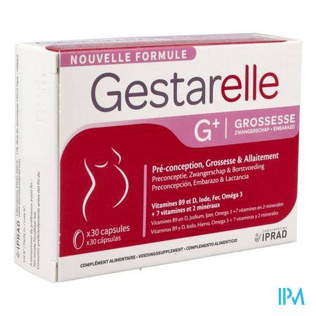 Gestarelle Gestarelle g+ Preconception Grossesse Allaitement Boite De 30 Capsule Immunité - Compléments alimentaires
