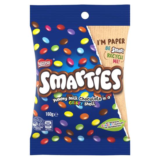 Smarties Milk Chocolate Share Bag 160g