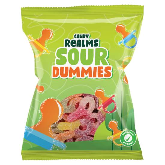 Candy Realms Sour Dummies Sourjelly Sweets (fruit flavour)
