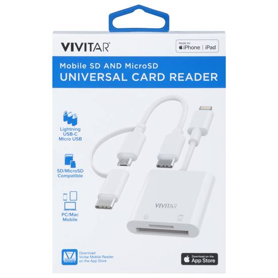 Vivitar Universal Mobile Sd and Microsd Card Reader