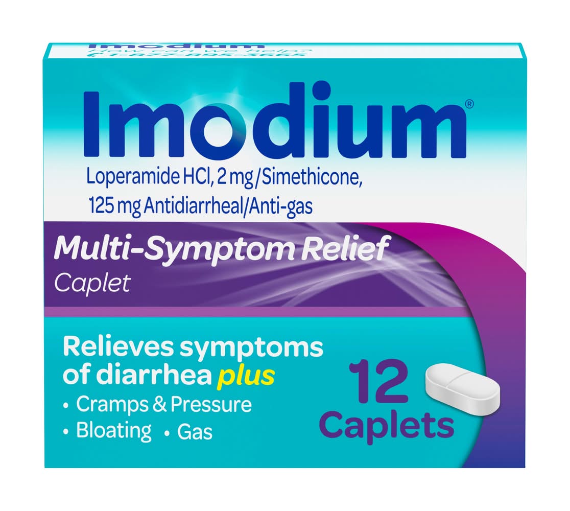 Imodium Multi Symptom Antidiarrheal Relief Caplets (12 ct)