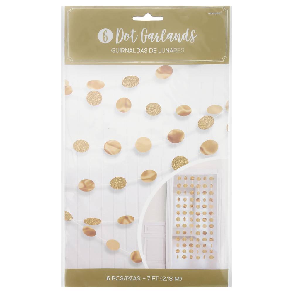 Amscan Dot Garlands (6 ct)