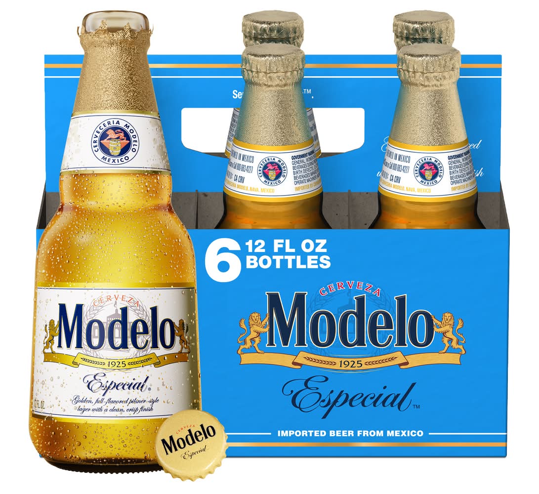 Modelo Especial Mexican Lager Beer (6 x 12 fl oz)