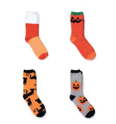 Berk Adult Cozy Socks Candy Corn - Each