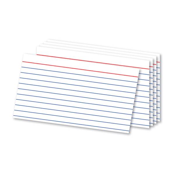 Office Depot Ruled Index Cards, 3" X 5", White (300 ct)