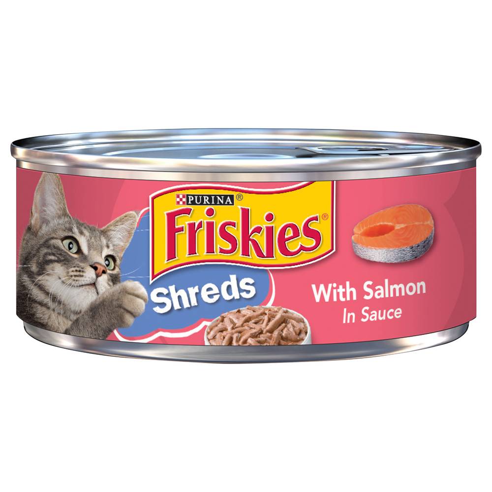 Friskies Shreds With Salmon in Sauce Wet Cat Food