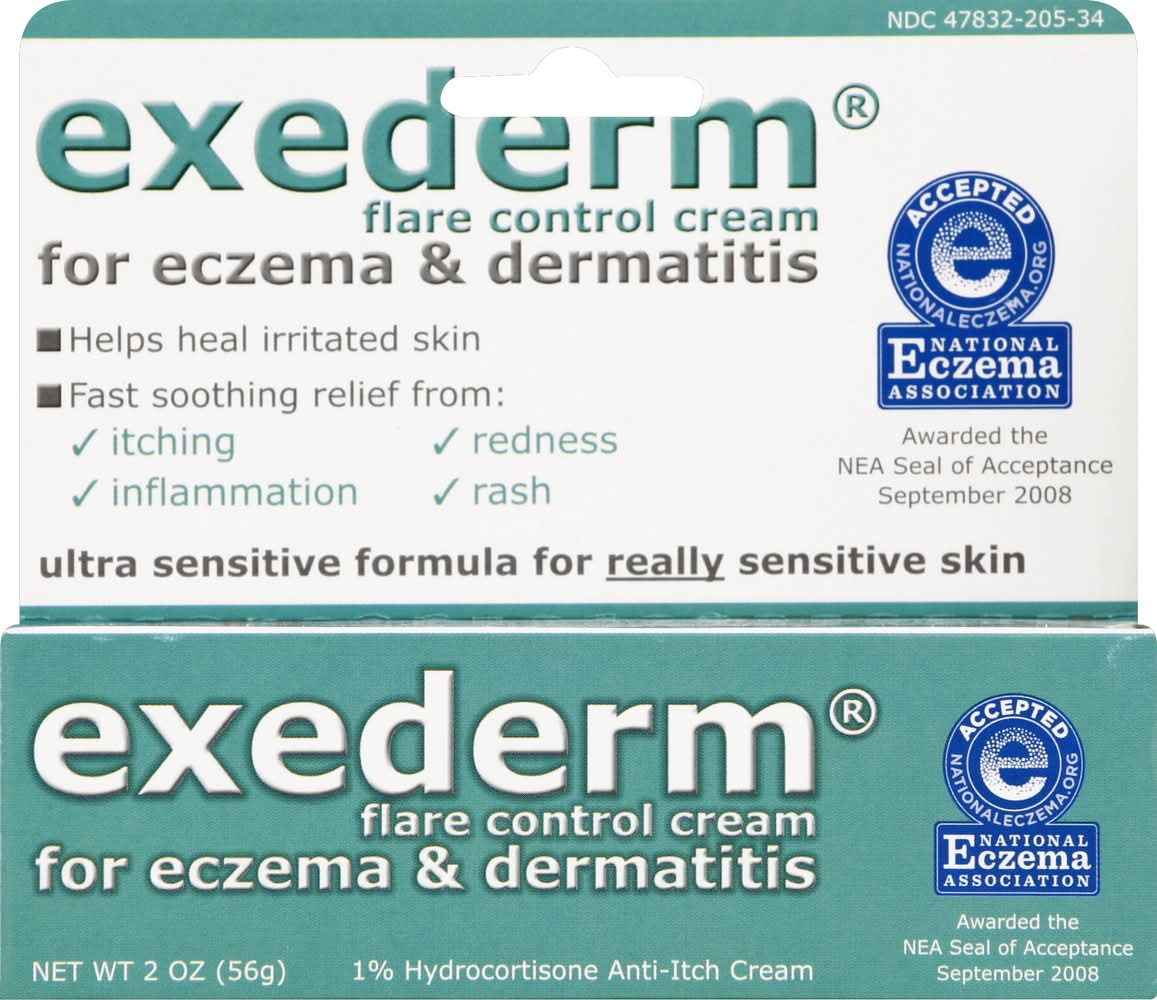Exederm Flare Control Cream For Eczema & Dermatitis (2 oz)