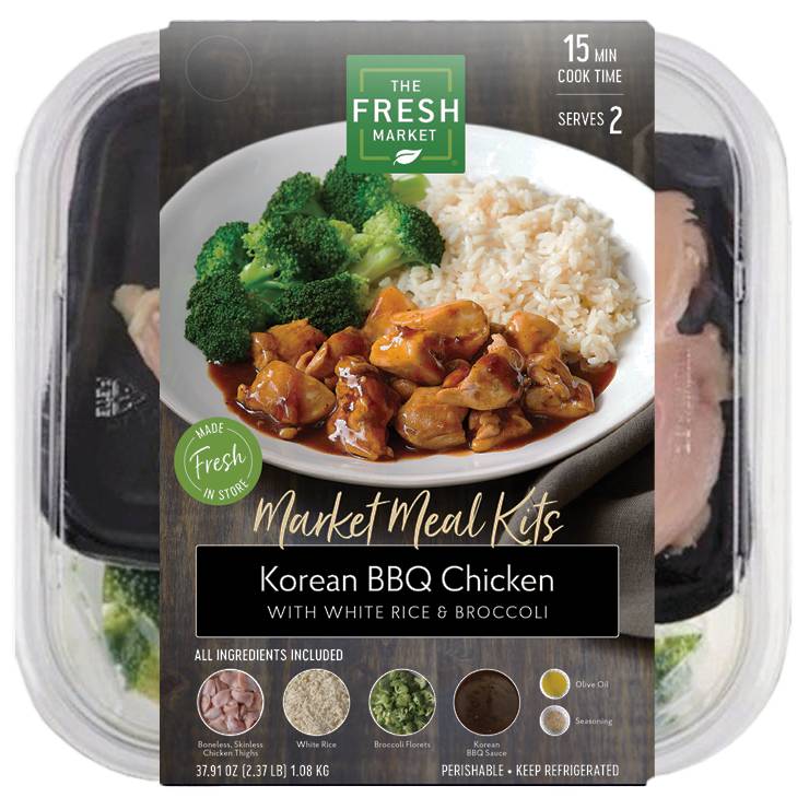The Fresh Market Korean Bbq Chicken Market Meal Kit