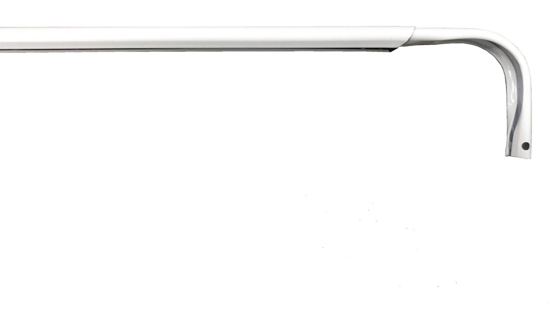 Project Source 48-in To 84-in White Steel Single Curtain Rod Project Source 48-in To 84-in White Steel Single Curtain Rod
