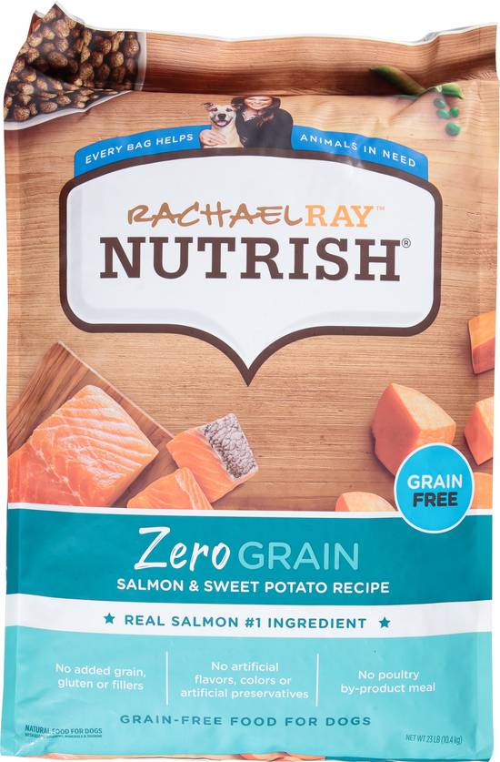 Rachael Ray Nutrish Zero Grain Real Salmon & Sweet Potato Recipe Dry Dog Food