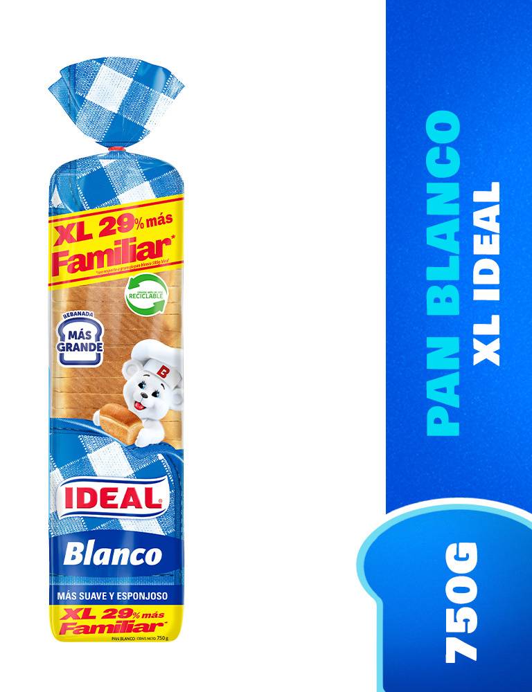 Ideal · Pan blanco - XL (750 g)