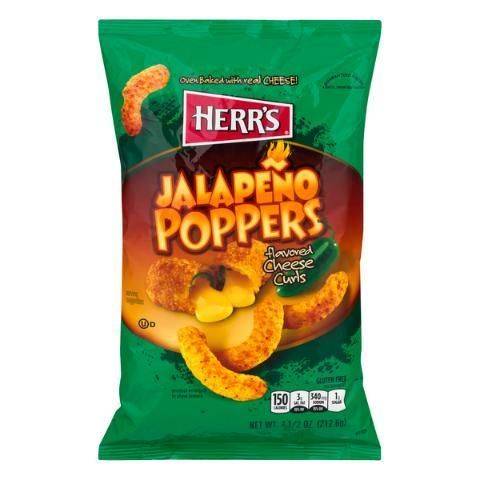 Herr's Jalapeno Poppers Cheese Puffs 2.75oz