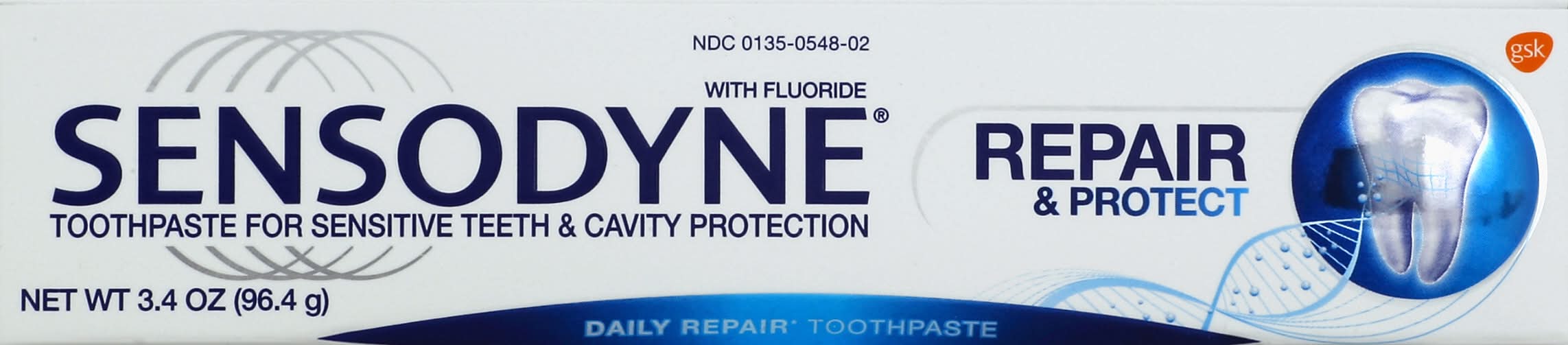 Sensodyne Repair & Protect Fluoride Toothpaste, Mint (3.4 oz)