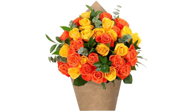 Bloom Haus™ 30 Plus Rose Bouquet - Yellow/Orange