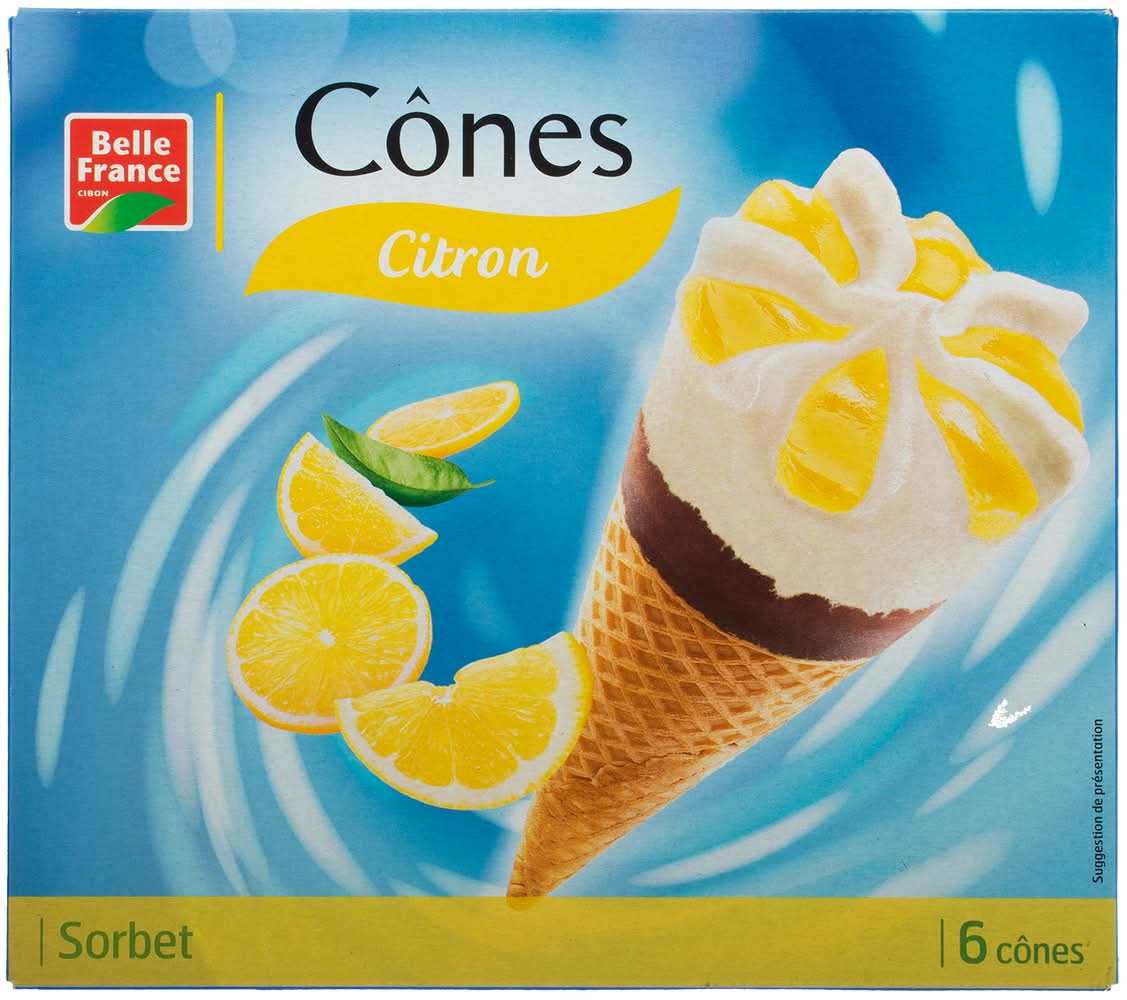 Belle France - Cône citron (720ml)